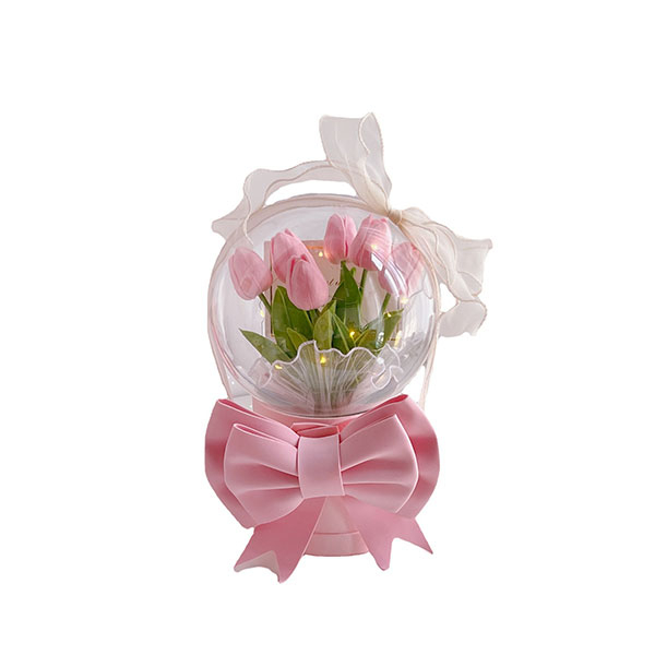 Forever Tulip Flower Night Light Home Decoration Gift for Her