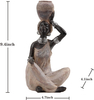 African Lady Statue for Home Decoration