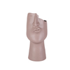 Ceramic Flower Vase Human Face Sculpture for Home Decor
