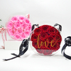 Beautiful Eternal Rose Flower in Acrylic Handbags Gifts for Ladies
