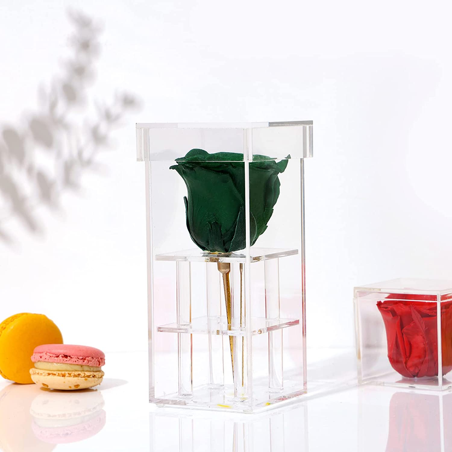 Preserved Rose in an Acrylic Box Gift for Her