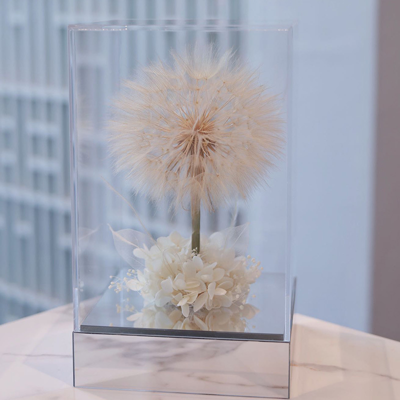 Dandelion Eternal Flowers Gift Box Home Decorative Ornaments