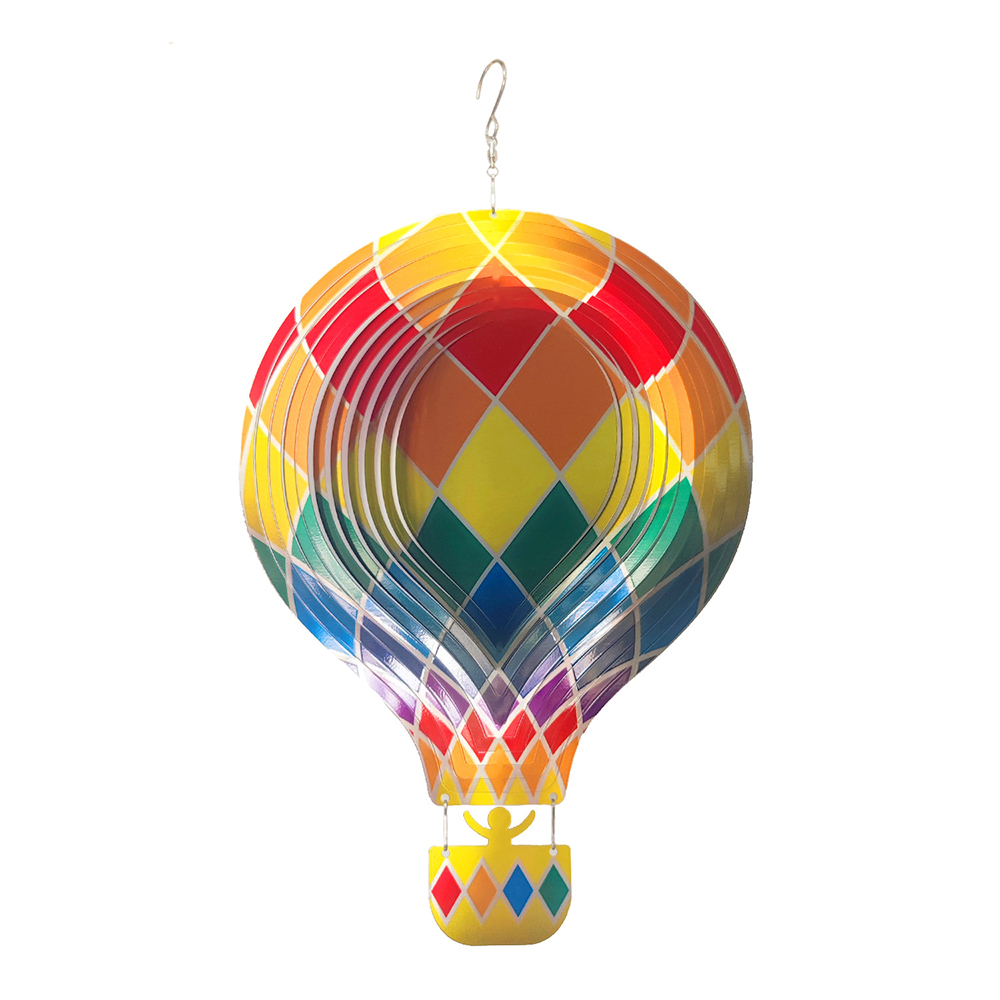 Hot Air Balloon Wind Chime Ornament for Garden Decoration