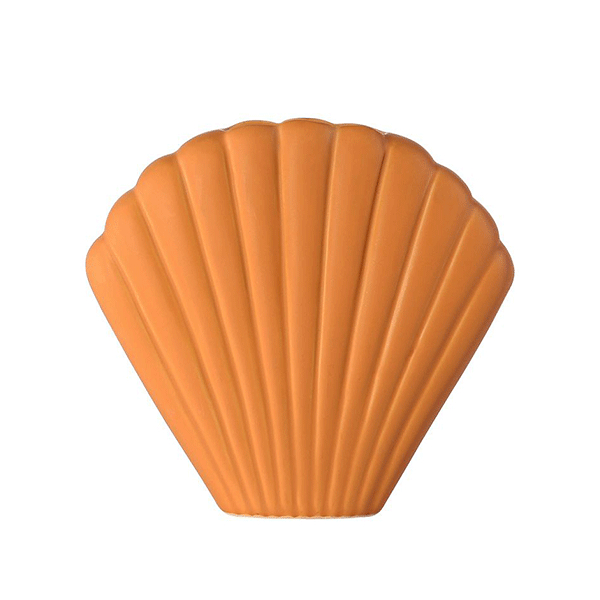 Modern Ceramic Shell Shape Flower Vase for Home Decor