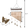 Classic Aluminum Pipe Butterfly Wind Chimes Hanging Decoration Craft Gifts