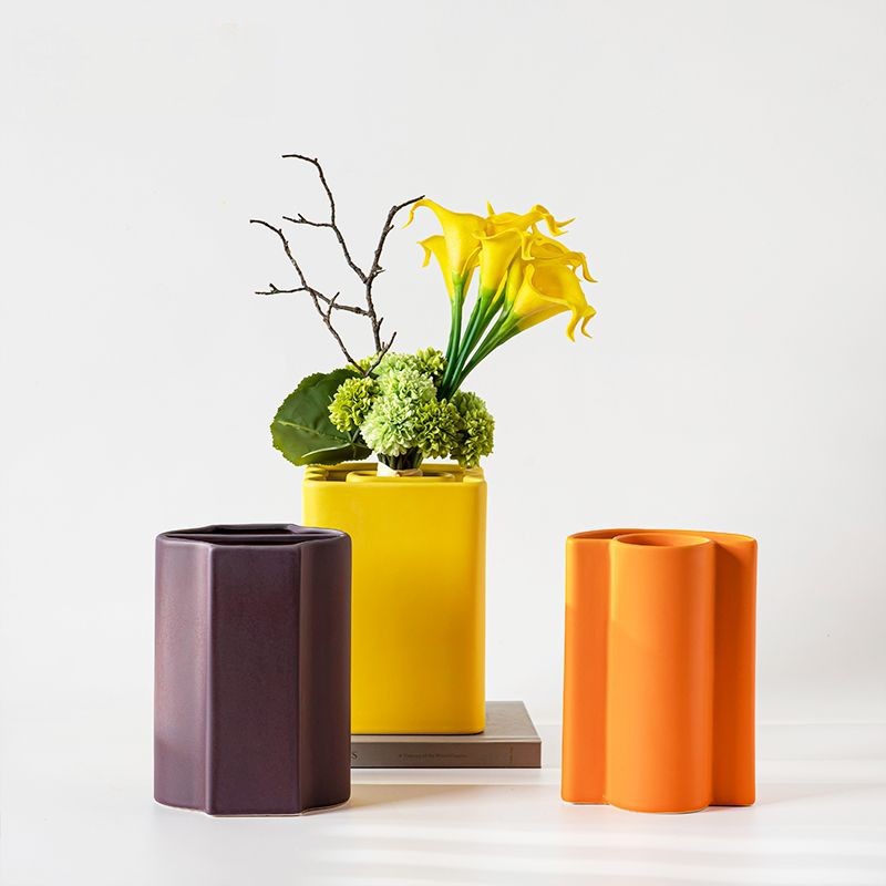 Nordic Geometry Art Vases Morden Home Decoration Accessories