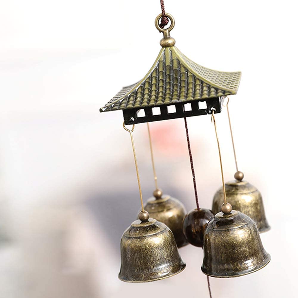 Metal Pavilion Wind Chimes Garden Decor Creative Gifts