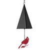 Cardinal Bird Wind Chime Outdoor Hanging Decor for Garden