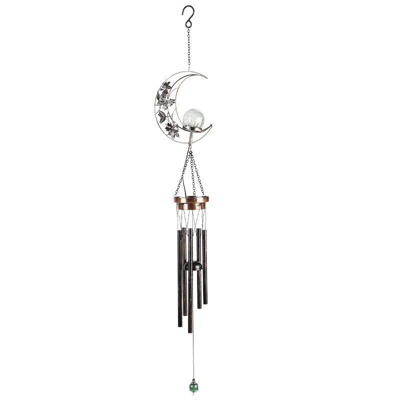 Moon Solar Wind Chimes Garden Decor Gift for Women