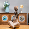 African Lady Statue for Home Decoration