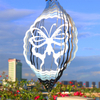 3D Butterfly Metal Wind Chimes Outdoor Decor
