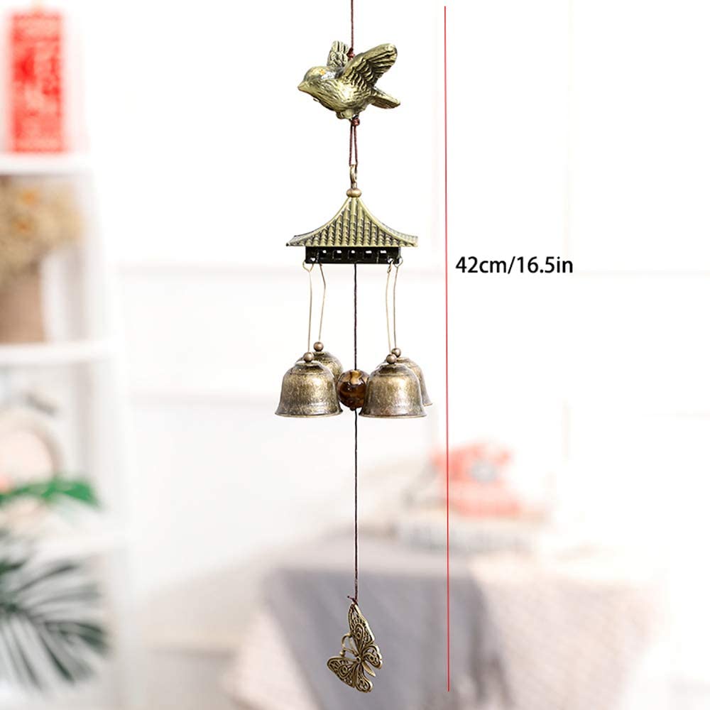 Metal Pavilion Wind Chimes Garden Decor Creative Gifts