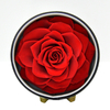 Preserved Rose in PU Leather Box for Home Decor Gift for Her