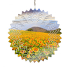 Stainless Steel Wind Chime 3D Sunflower Outdoor Garden Decoration