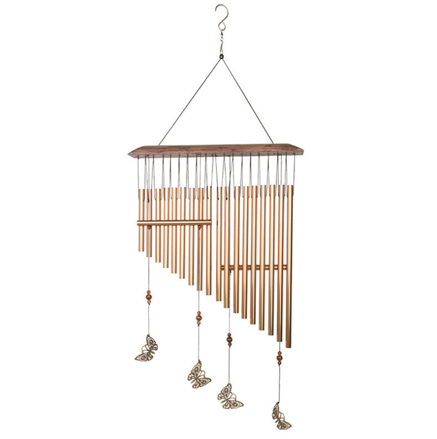 Classic Aluminum Pipe Butterfly Wind Chimes Hanging Decoration Craft Gifts