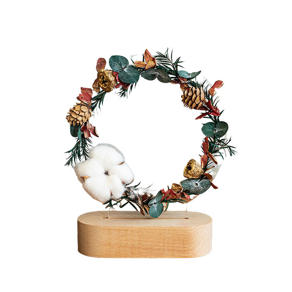 Eternal Flower Night Light Dried Flower Night Lamp Christmas Gift