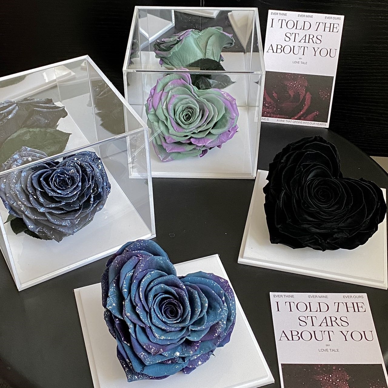 Sincere Eternal Rose Acrylic Decoration