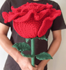Super Large Roses Hand Knit