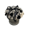 Black and White Barreled Eternal Flower