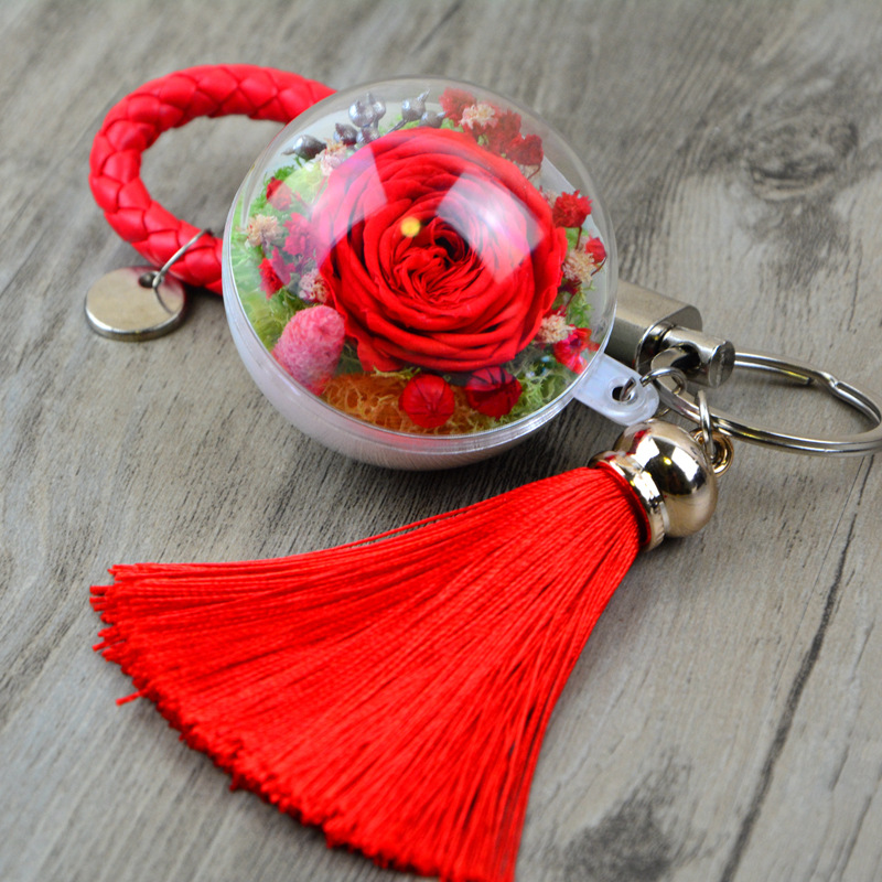 Forever Flower Keychain