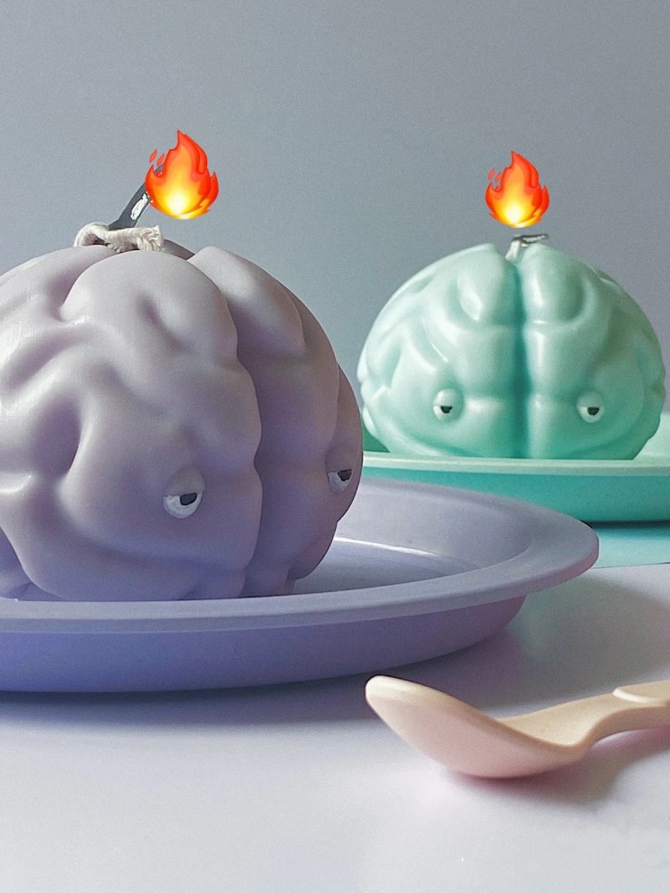 Nerdy Brain Handmade Scented Candle