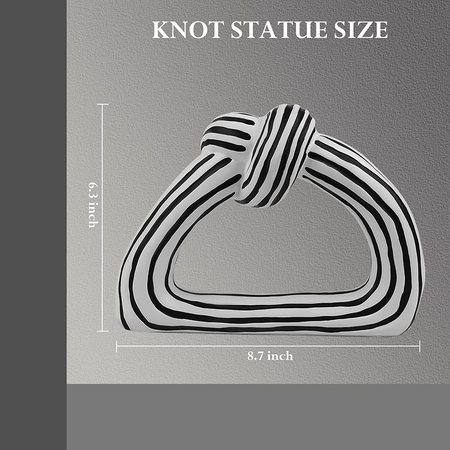 Aesthetic Home Decor Modern Accents Knot Statue