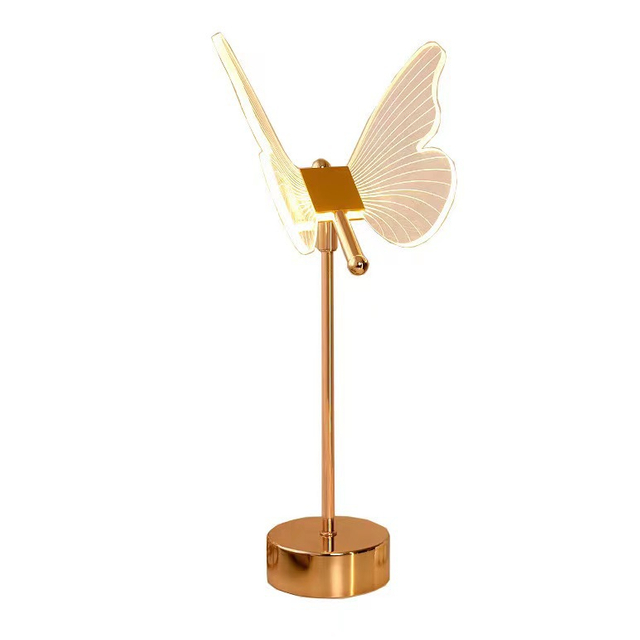 Gold Butterfly Table Lamp