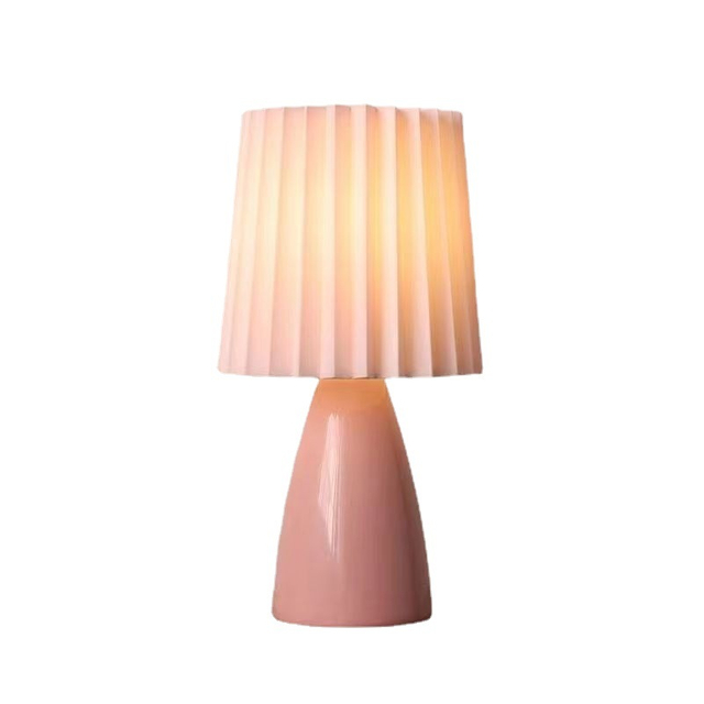 Pink Ceramic Table Lamp