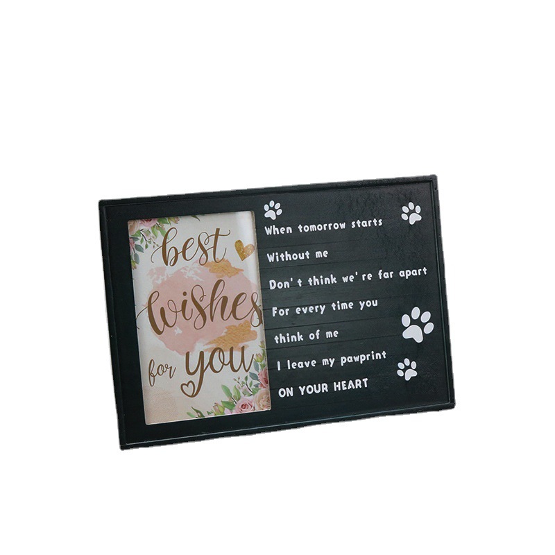 Pet Memorial Birth Anniversary Wooden Photo Frame