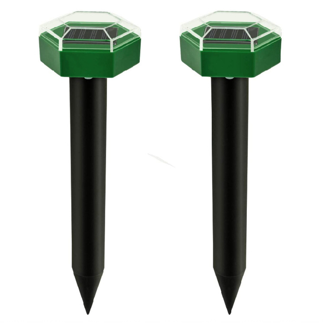Solar Waterproof Outdoor Pathway Light Powered Sonic Pest Repellent