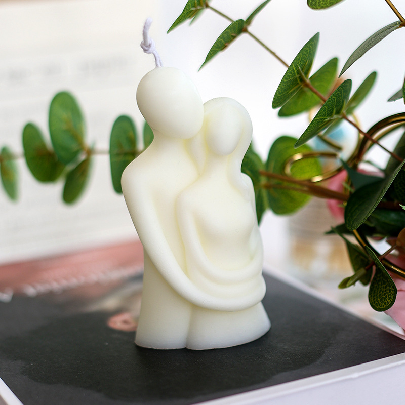 Romantic Wedding Hug Candle Decoration