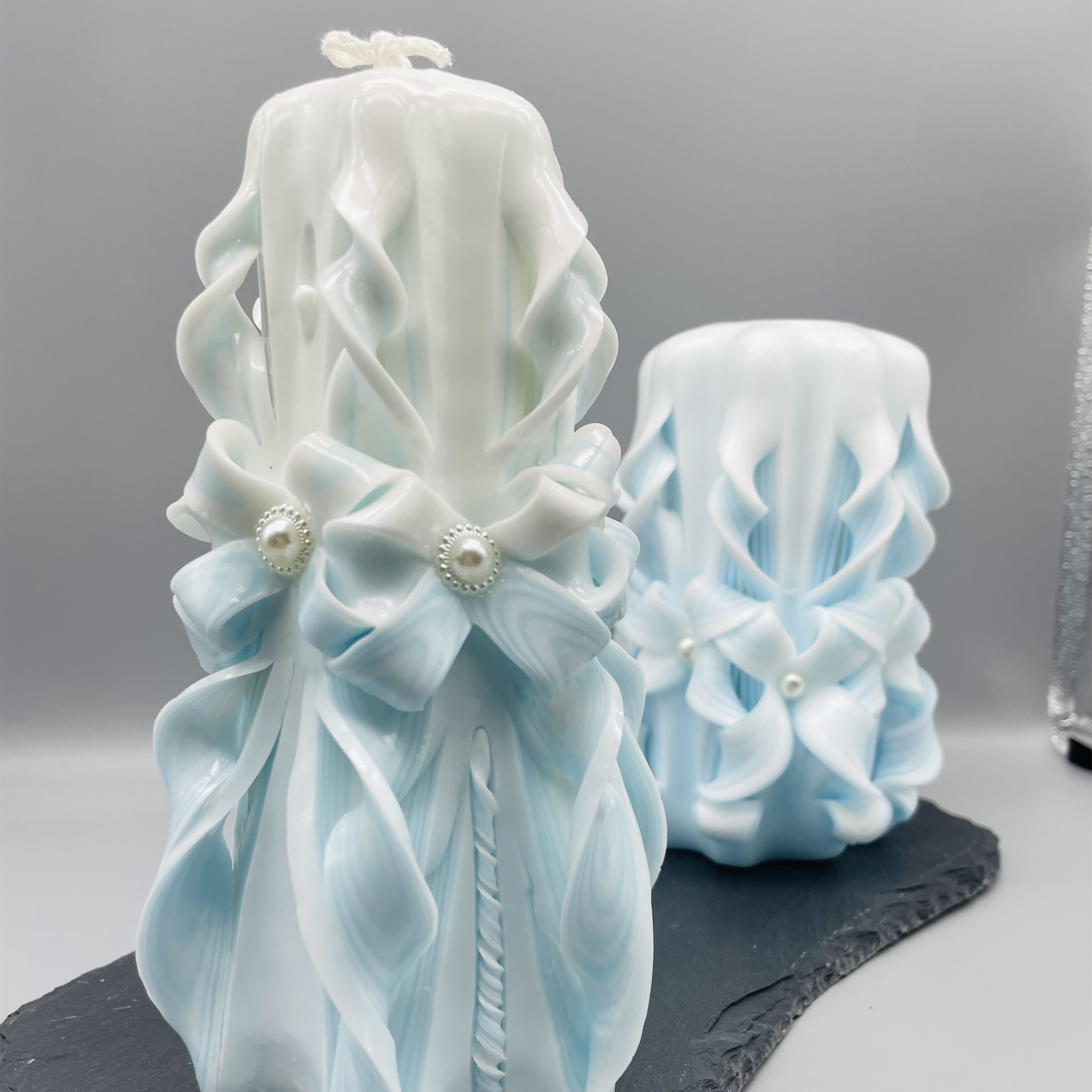 Hand Carved Craft Candles(Floral And Fruity Scent)