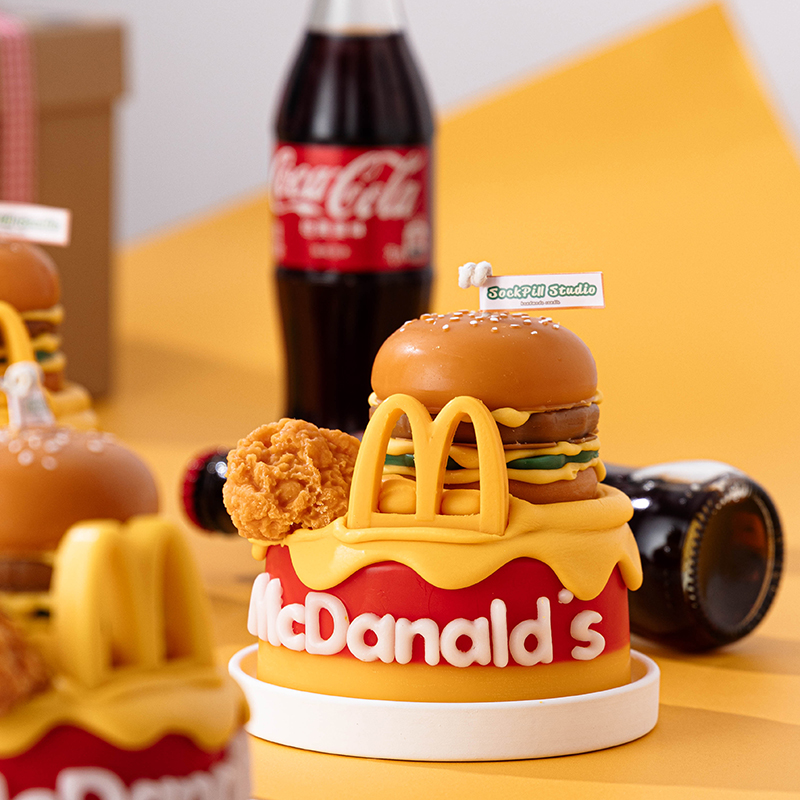 Hamburger Scented Candle Gift