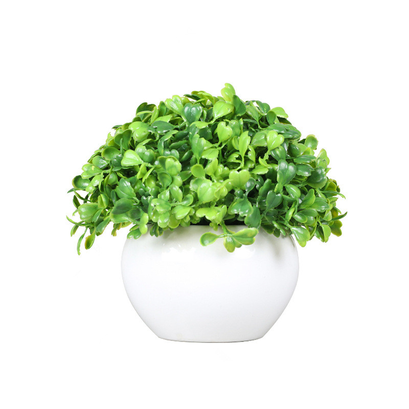 Mini Artificial Plants Potted Fake Plants in Ceramics Pots