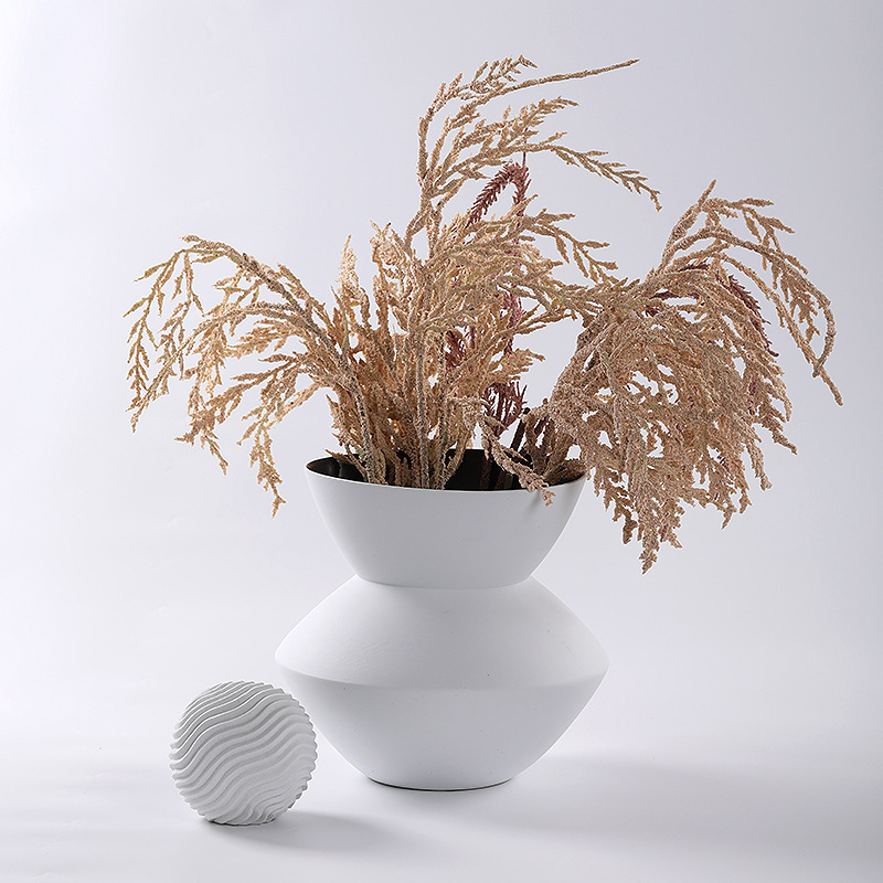 Modern Simple Black And White Ceramic Vase