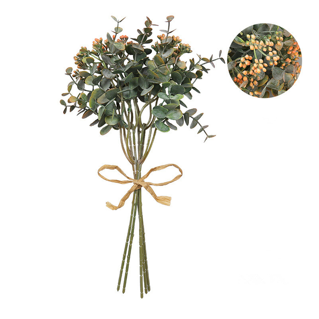 Artificial Eucalyptus Leafs Branches for Bouquet Filler Wedding