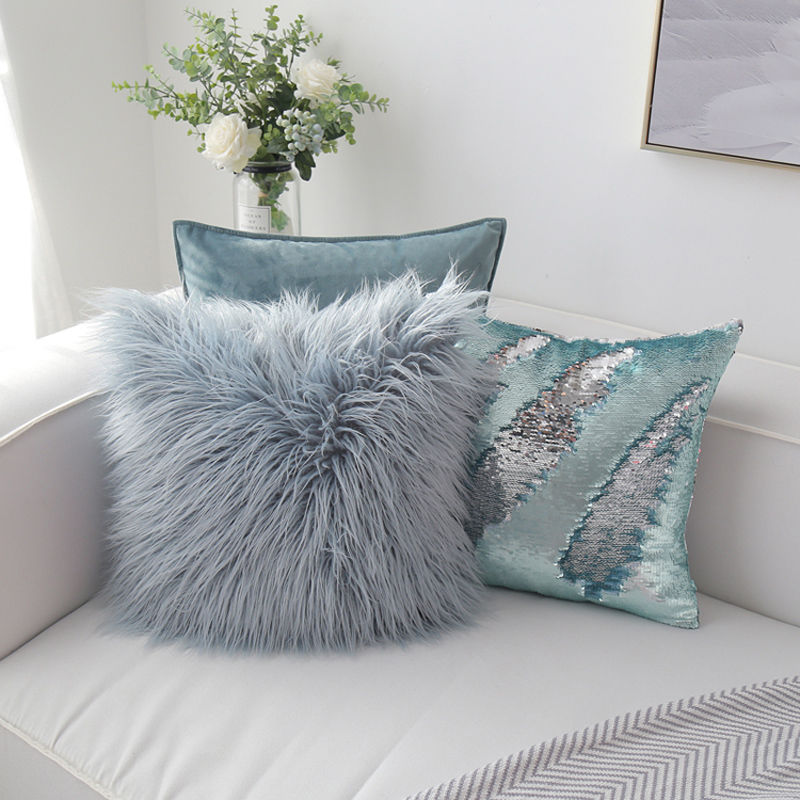 Plush Soft Concise Style Throw Pillow