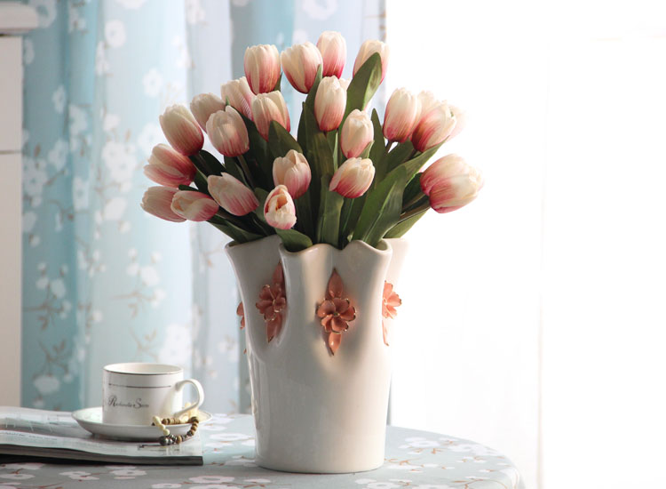 Ceramic Flower Shaped Vase