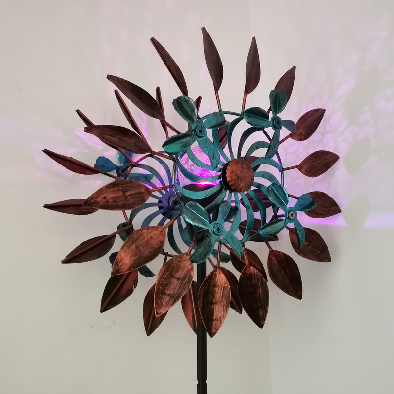 Kinetic Outdoor Metal Wind Spinners for Yard Garden Decorations
