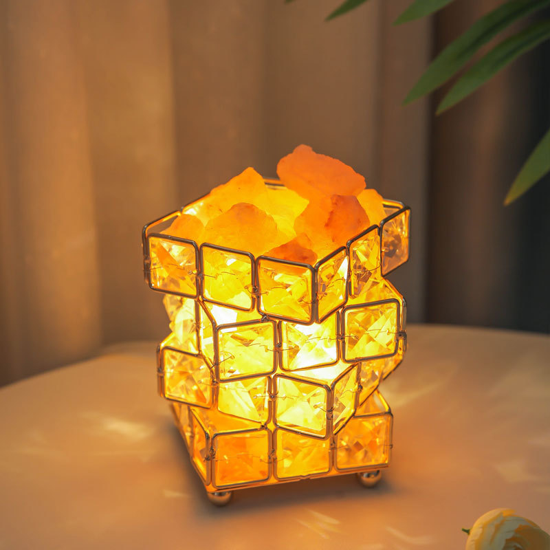 Crystal Salt Stone Lamp