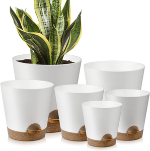 Garden Plant Pots with Drainage Holes 