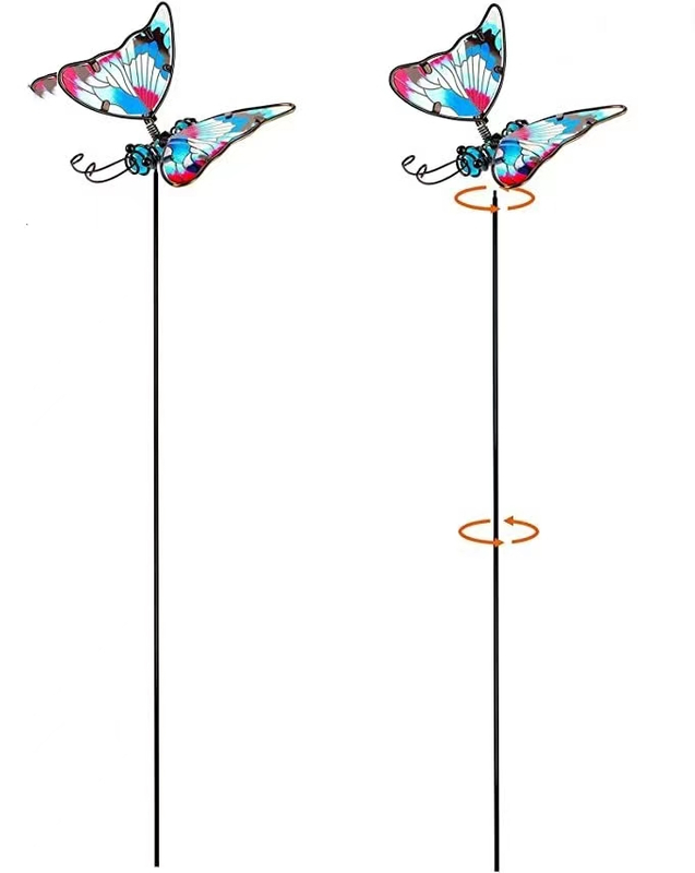 Butterfly Garden Stake Decor Yard Art Ornaments