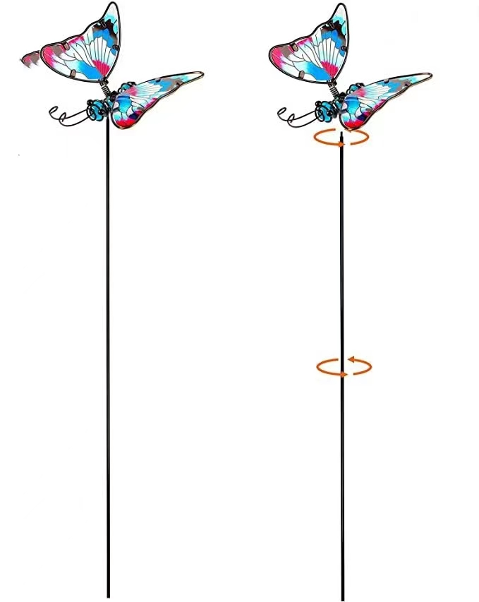 Butterfly Garden Stake Decor Yard Art Ornaments