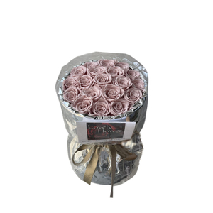 Metal Style Preserved Flower Bouquet