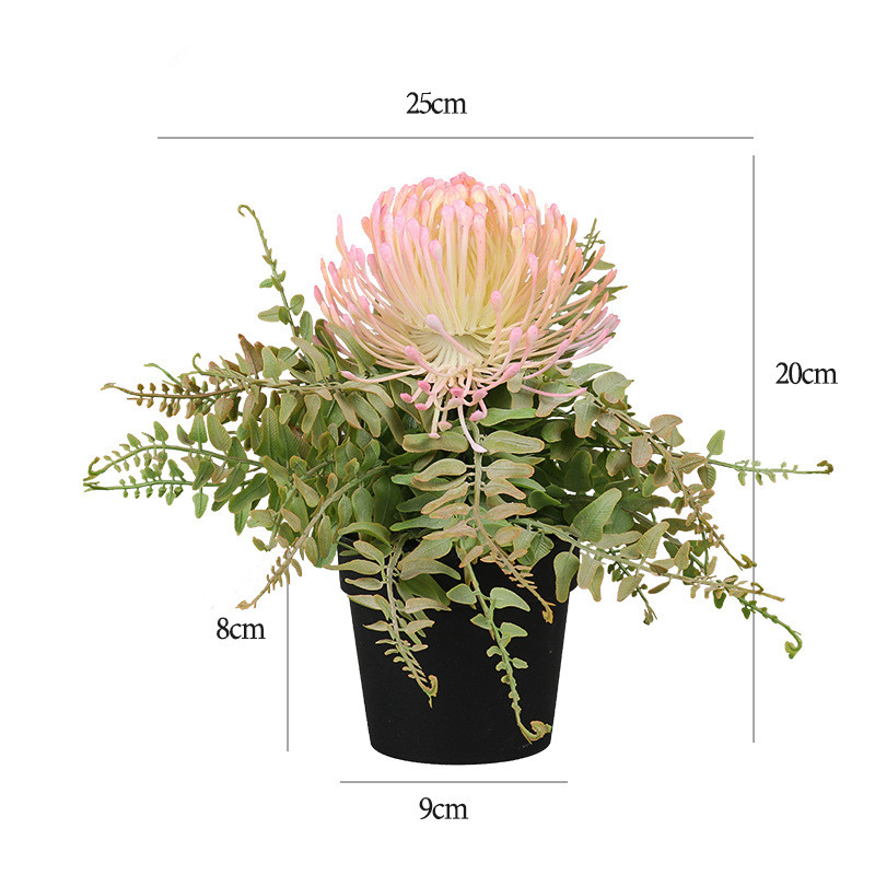 Fake Potted Plants Artificial Flowers Home Desk Decor