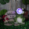 Indoor Outdoor Frog Statue Garden Patio Accessory