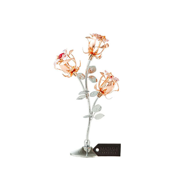 Metal Everlasting Rose Home Decor