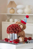 Birthday Rose Bear Cuddle Bucket