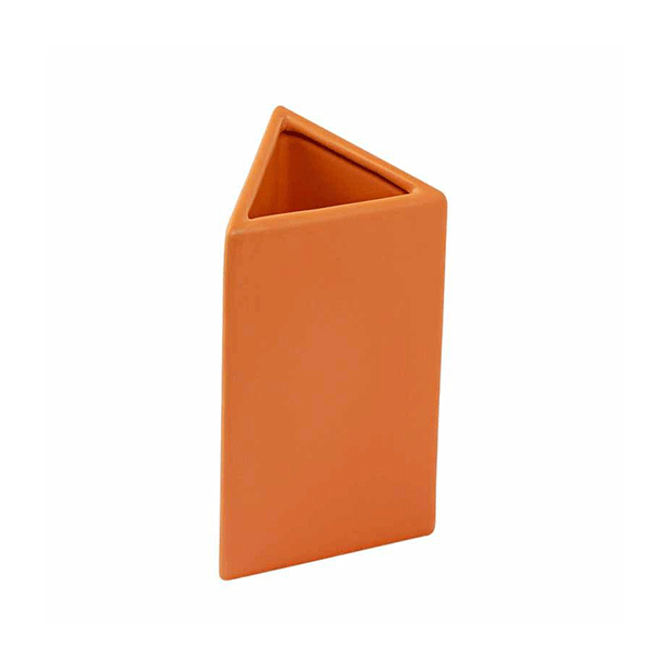 Unique Triangles Decorative Vase for Centerpiece Home Decor