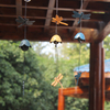 Dragonfly Wind Chimes Iron Japanese Lucky Bells Hanging Decor